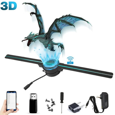 3D Hologram Projector – App Controlled Holographic Display for Home & Office - Ikimsoft
