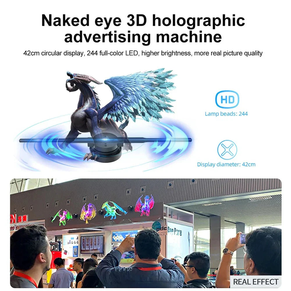 3D Hologram Projector – App Controlled Holographic Display for Home & Office - Ikimsoft