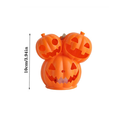 Halloween Decorative Pumpkin Lantern – Luminous LED Light for Spooky Atmosphere - Ikimsoft